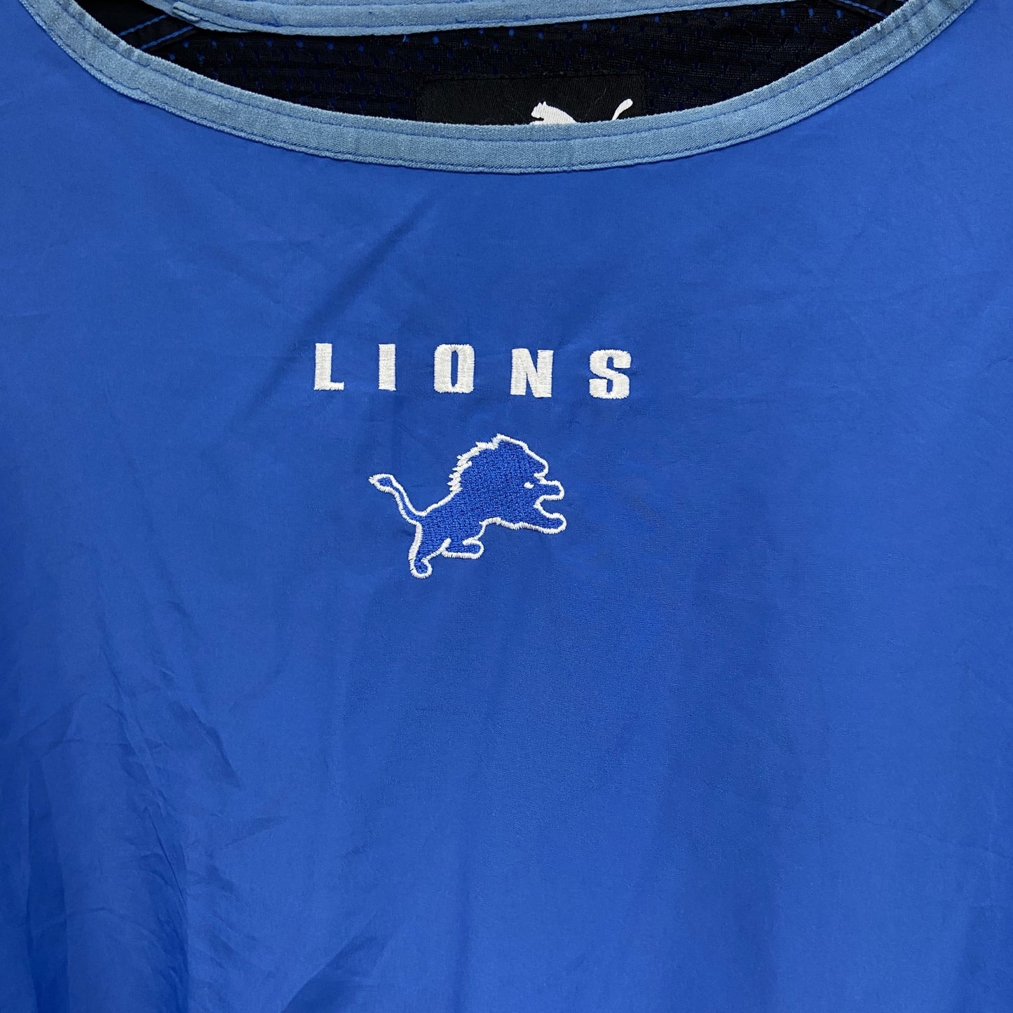 NFL　PUMA　プーマ　プルオーバージャケット　青　ブルー　2XLサイズ