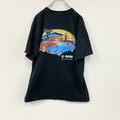 00s　PORT and COMPANY　O-BASF　半袖Tシャツ　ヴィンテージ　黒　ブラック　XLサイズ