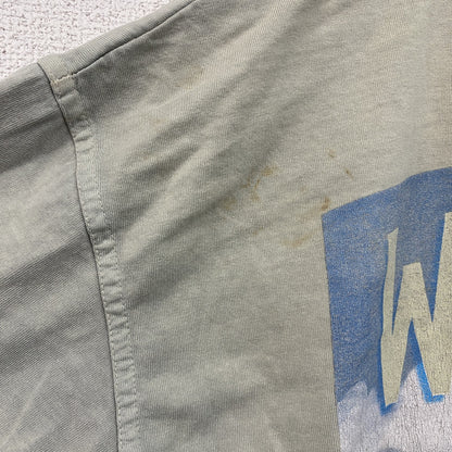 Weird fish　半袖プリントTシャツ　ミントグレー　Mサイズ