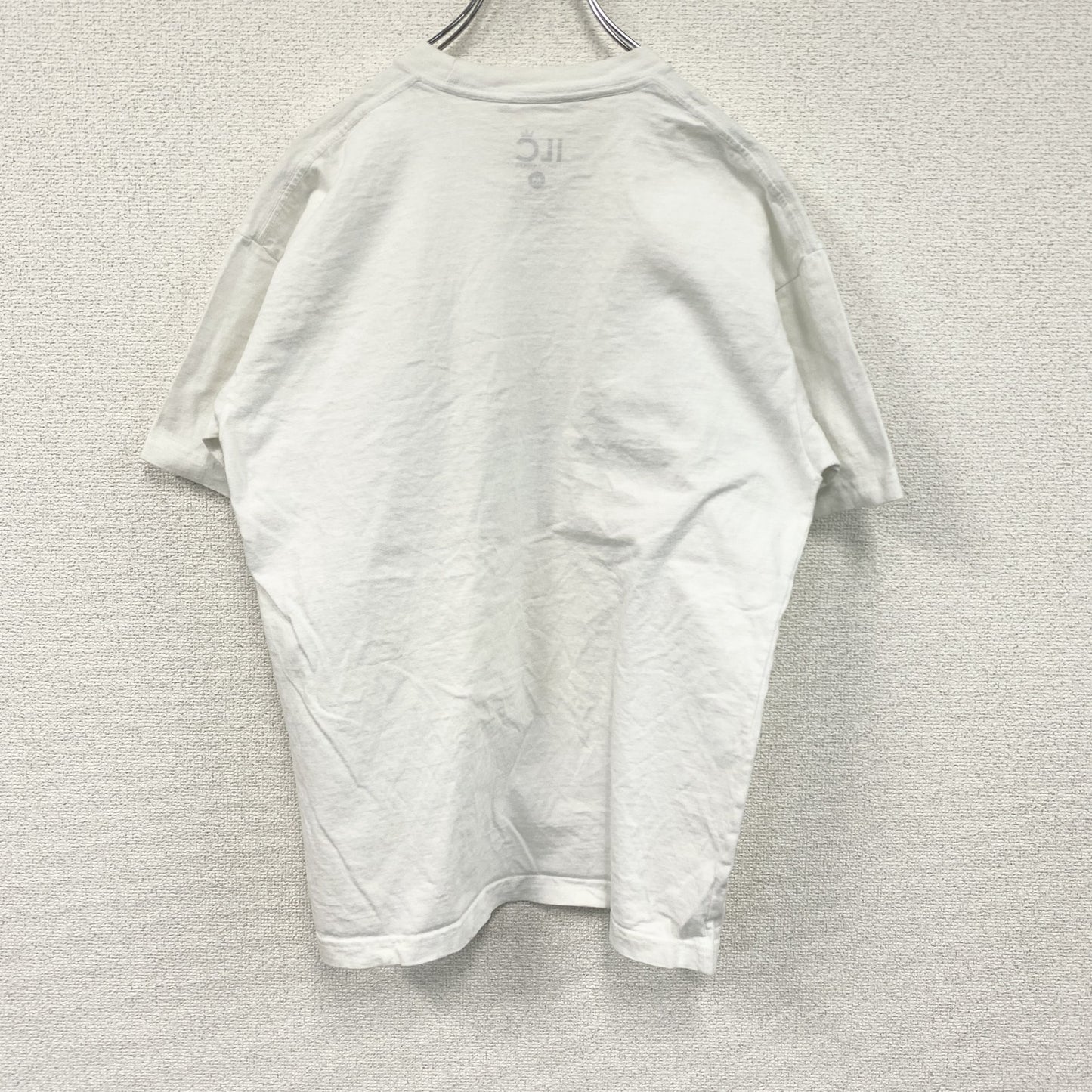 ILC　I LIKE CHICKEN　ミレーの落穂拾い　半袖Tシャツ　パロディT　アートT　白　ホワイト　Mサイズ