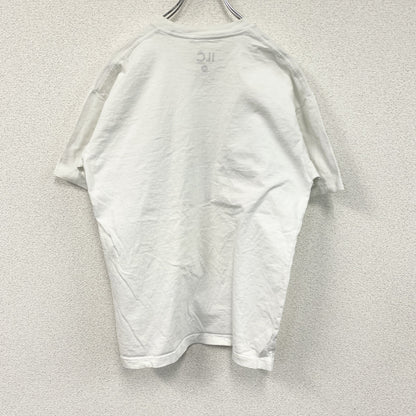 ILC　I LIKE CHICKEN　ミレーの落穂拾い　半袖Tシャツ　パロディT　アートT　白　ホワイト　Mサイズ