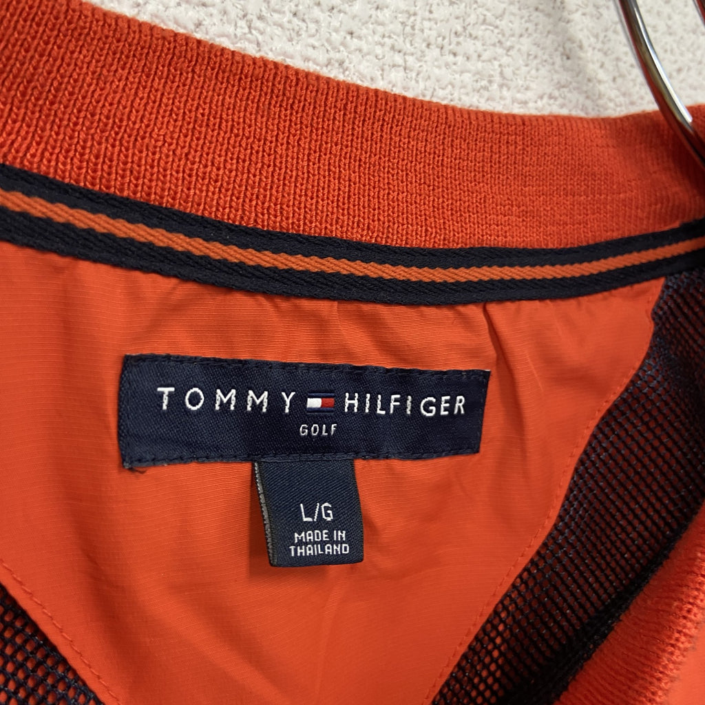 TOMMY HILFIGER　トミーヒルフィガー　プルオーバージャケット　オレンジ　Lサイズ