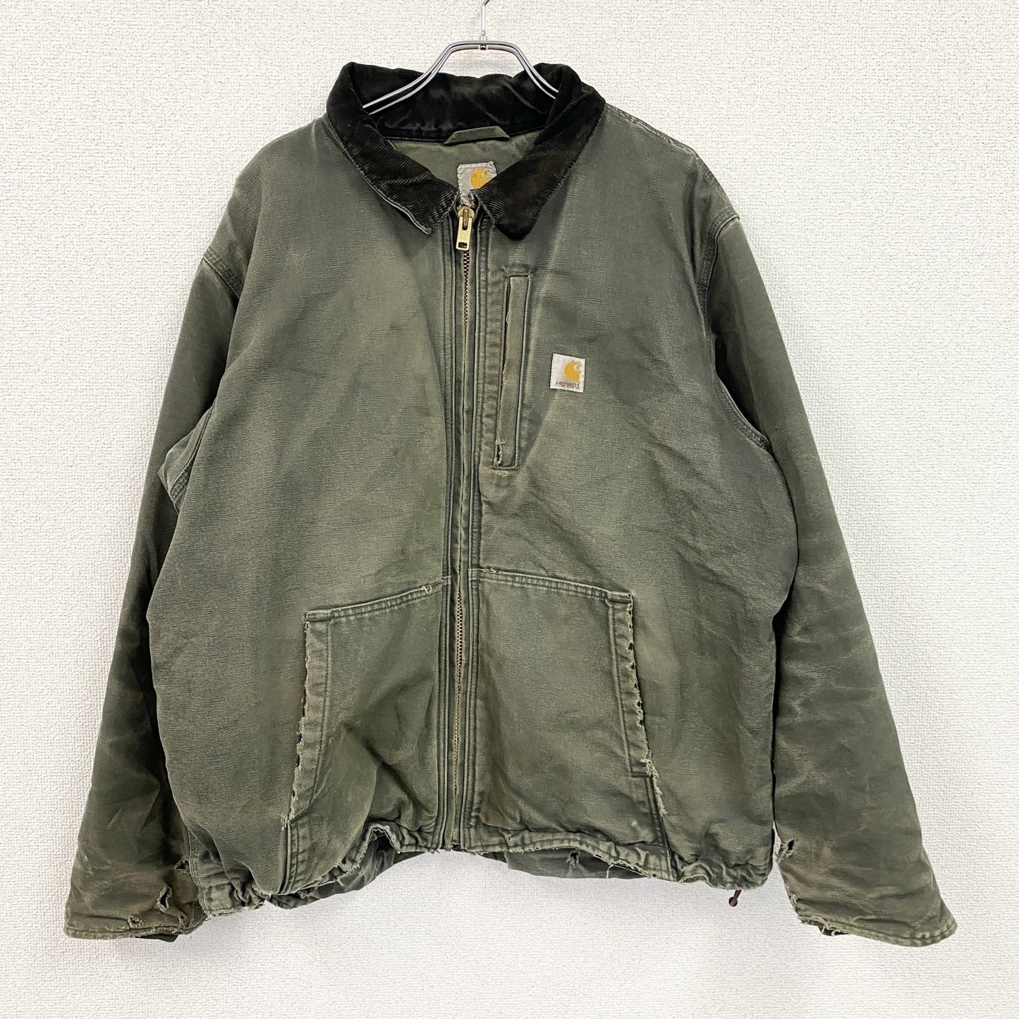 Carhartt　カーハート　フルスイングアームストロングジャケット　ダックワークジャケットカーキ　XLサイズ
