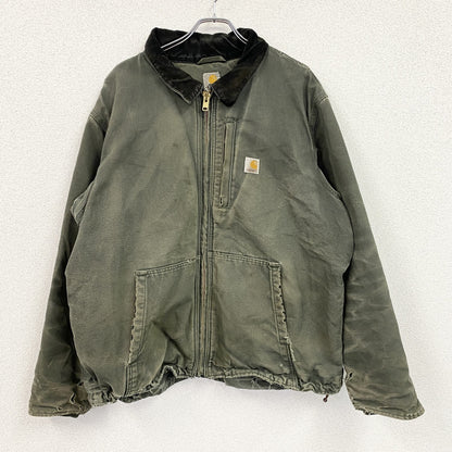 Carhartt　カーハート　フルスイングアームストロングジャケット　ダックワークジャケットカーキ　XLサイズ