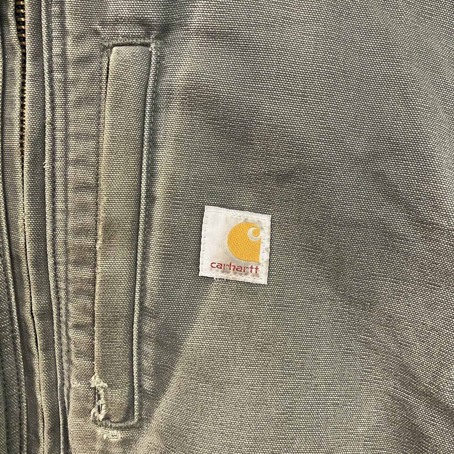Carhartt　カーハート　フルスイングアームストロングジャケット　ダックワークジャケットカーキ　XLサイズ