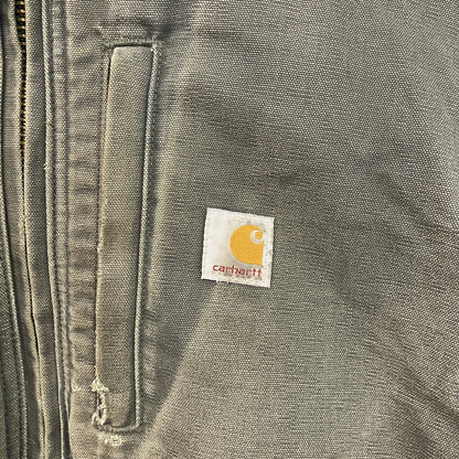 Carhartt　カーハート　フルスイングアームストロングジャケット　ダックワークジャケットカーキ　XLサイズ