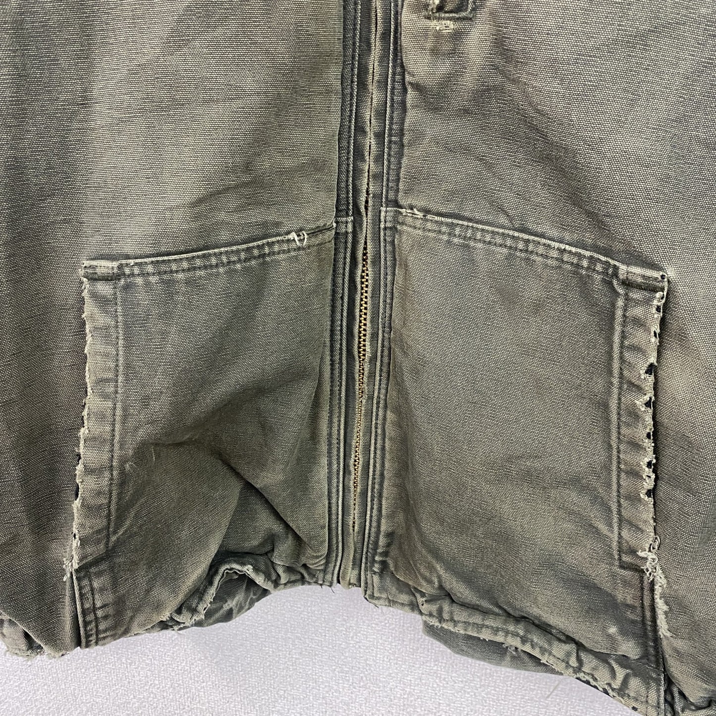 Carhartt　カーハート　フルスイングアームストロングジャケット　ダックワークジャケットカーキ　XLサイズ