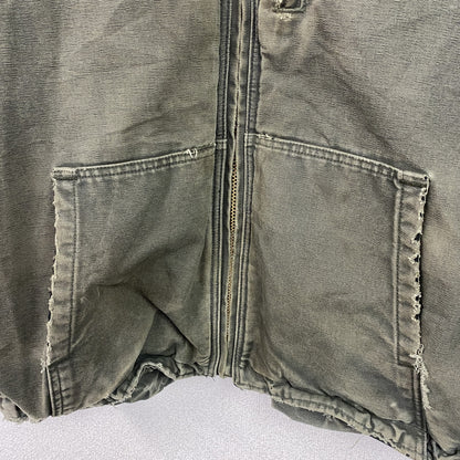 Carhartt　カーハート　フルスイングアームストロングジャケット　ダックワークジャケットカーキ　XLサイズ