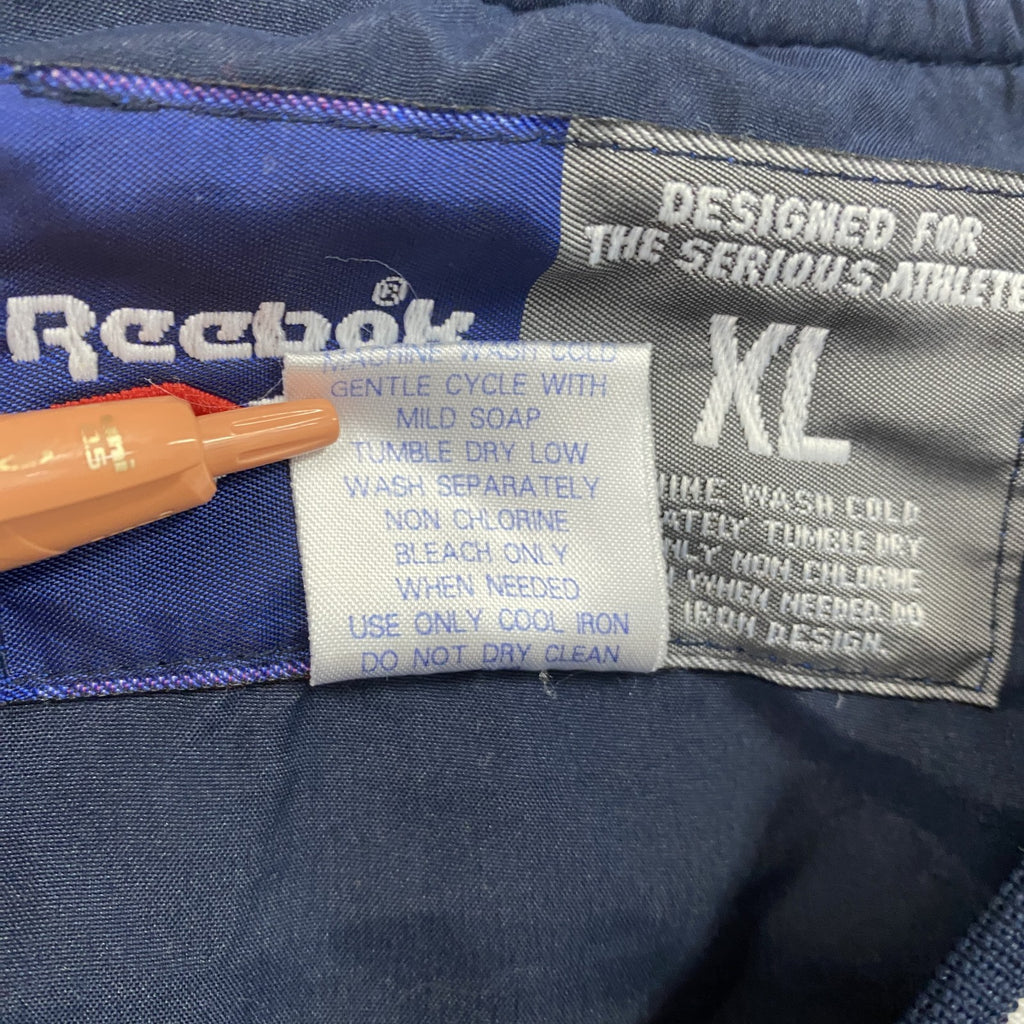 90s　Reebok　リーボック　プルオーバージャケット　ヴィンテージ　紺　ネイビー　XLサイズ