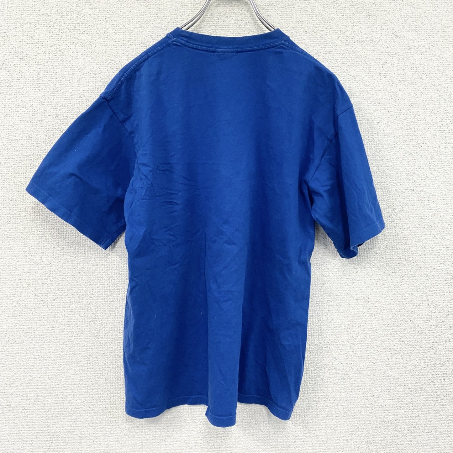 90s～　JERZEES　ジャージーズ　半袖Tシャツ　ユーロメイド　ヴィンテージ　青　ブルー　Sサイズ
