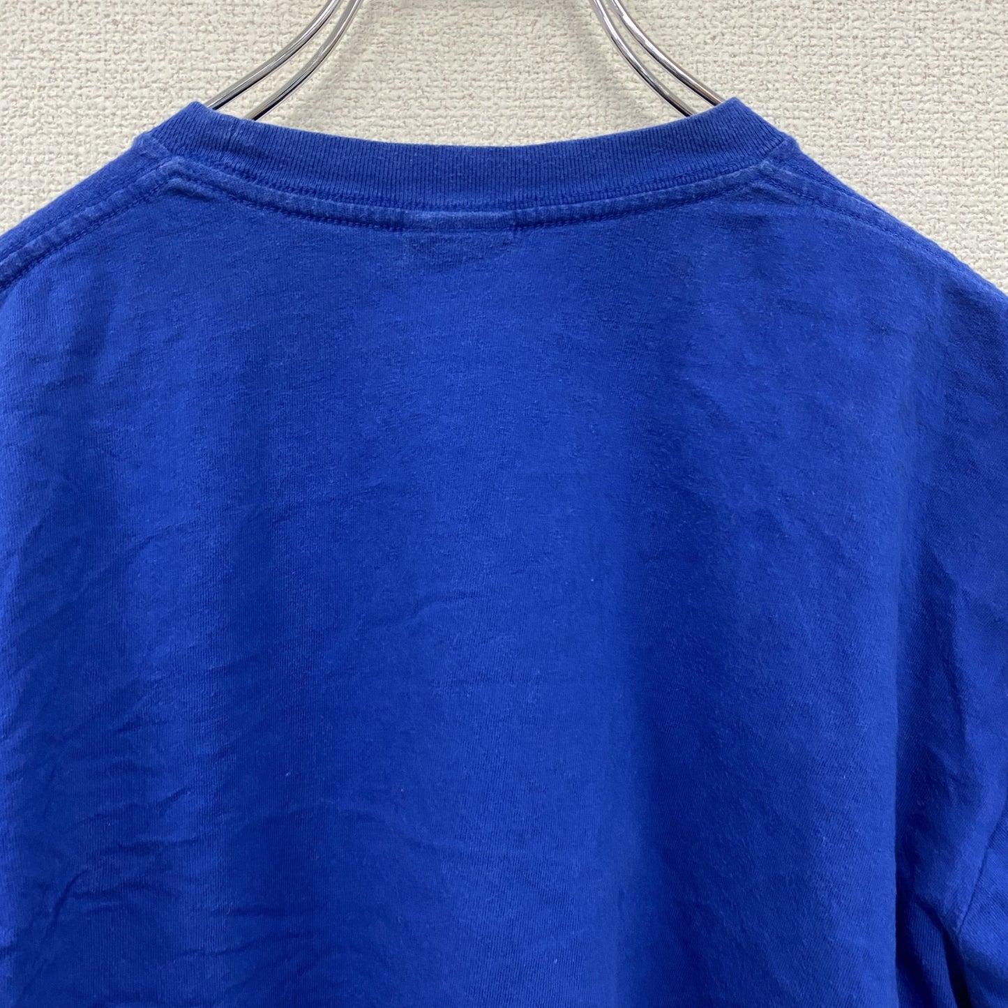 90s～　JERZEES　ジャージーズ　半袖Tシャツ　ユーロメイド　ヴィンテージ　青　ブルー　Sサイズ