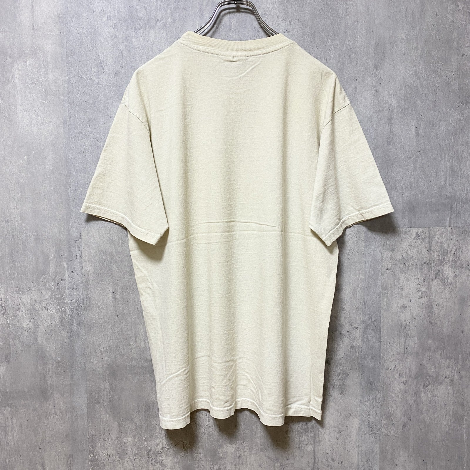 古着 used　YAZBEK　半袖プリントデザインTシャツ　ホワイト　メキシコ製　NFC　シカゴ　フットボール　レトロ　Lサイズ