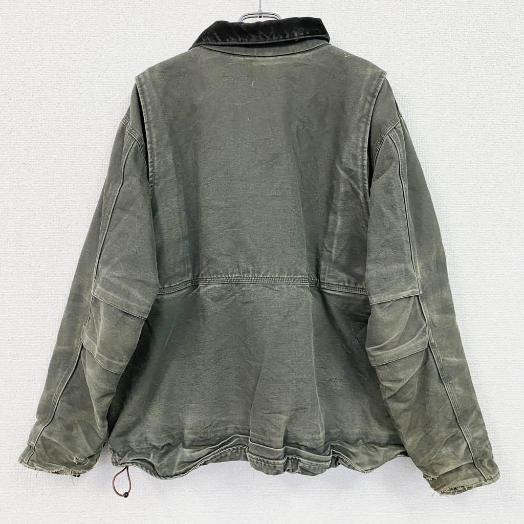Carhartt　カーハート　フルスイングアームストロングジャケット　ダックワークジャケットカーキ　XLサイズ