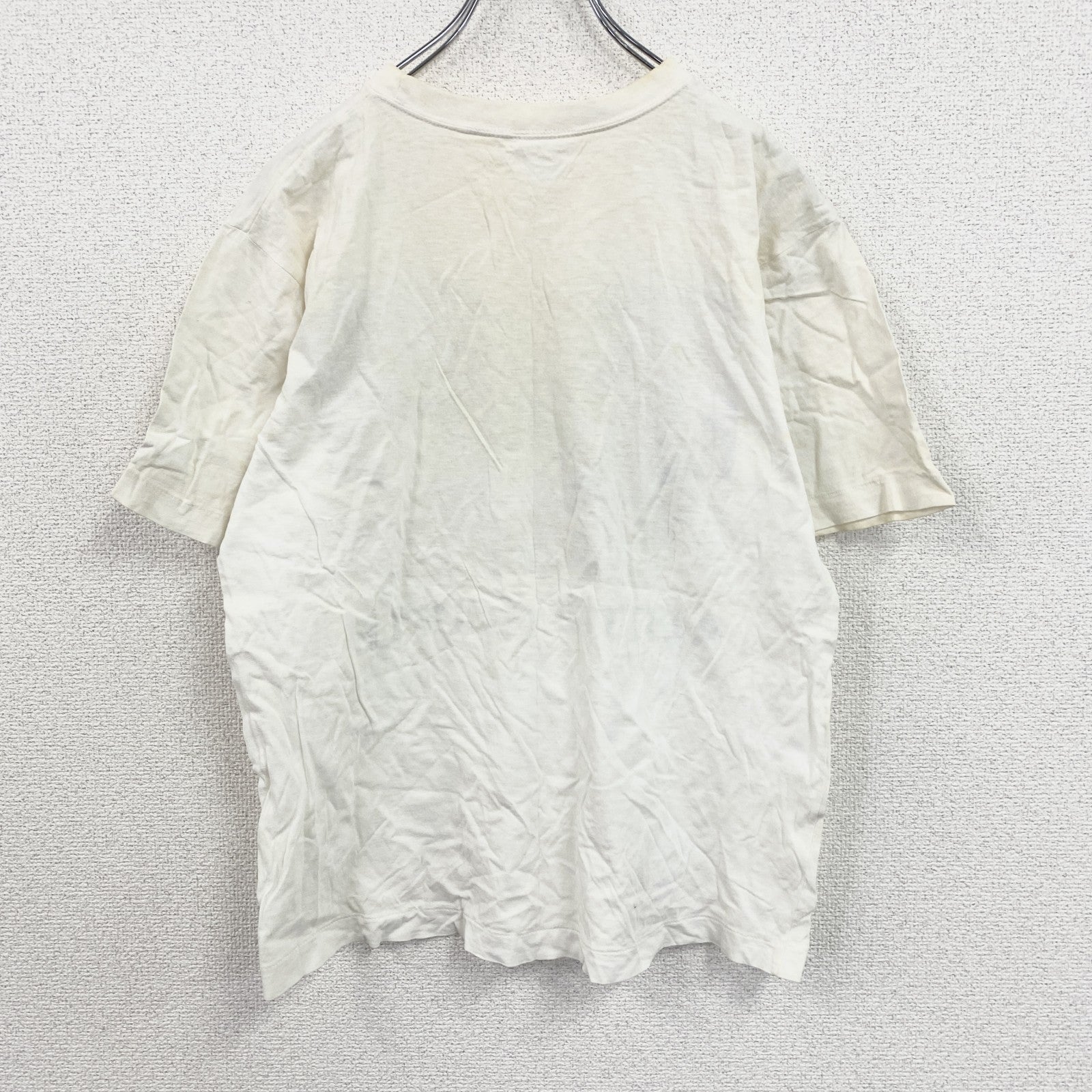 80s～　Kim Anderson　半袖プリントTシャツ　シングルステッチ　ヴィンテージ　白　ホワイト　