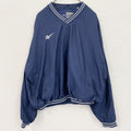 90s　Reebok　リーボック　プルオーバージャケット　ヴィンテージ　紺　ネイビー　Lサイズ