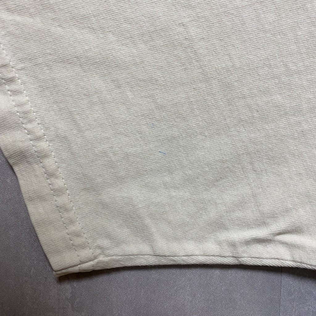 古着 used　YAZBEK　半袖プリントデザインTシャツ　ホワイト　メキシコ製　NFC　シカゴ　フットボール　レトロ　Lサイズ