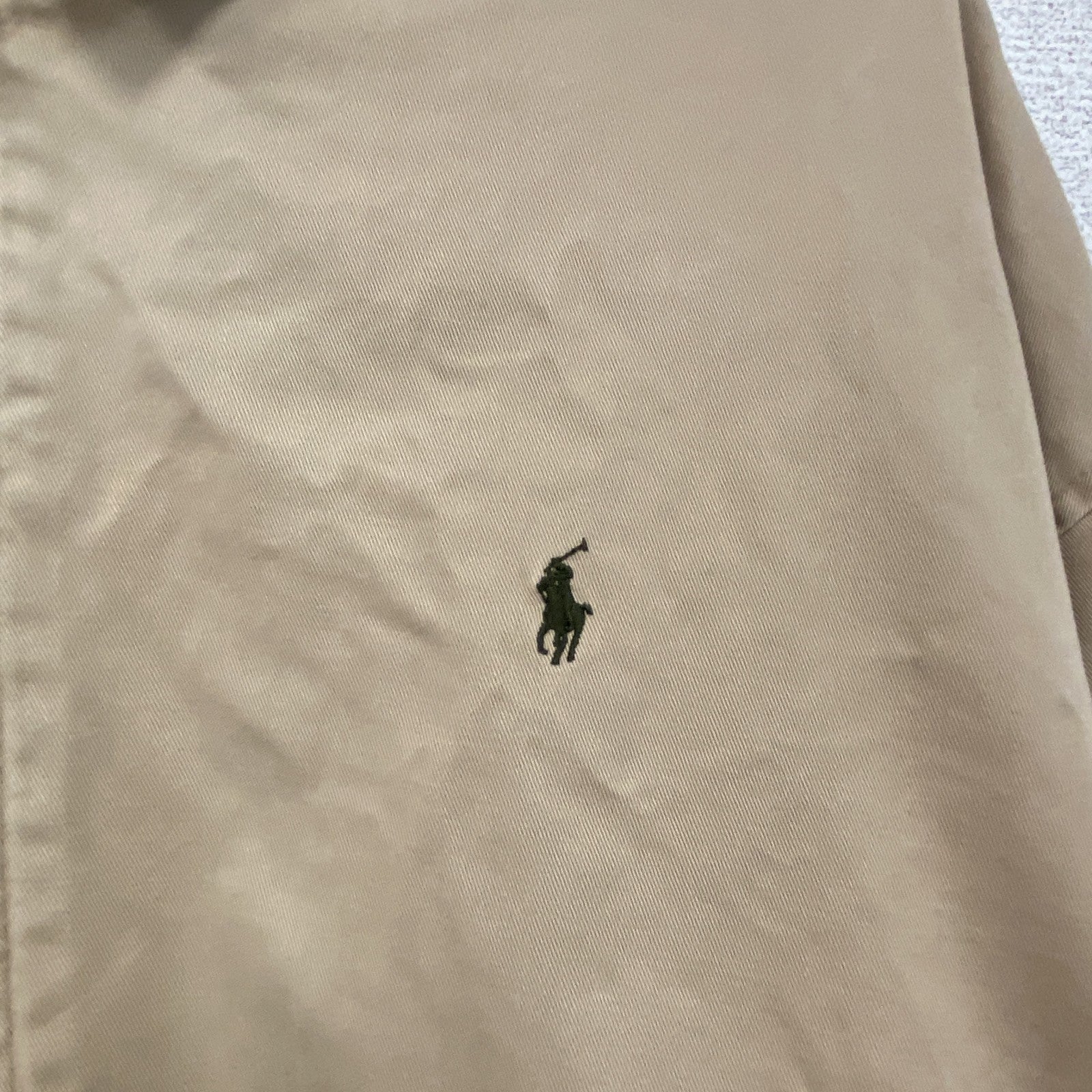 90s　Polo by Ralph Lauren　ポロラルフローレン　ブルゾン/スイングトップ　ベージュ　XXLサイズ