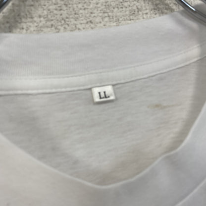 00s　HONDA　ホンダ　半袖Tシャツ　レース　企業ロゴ　ヴィンテージ　白　ホワイト　LLサイズ