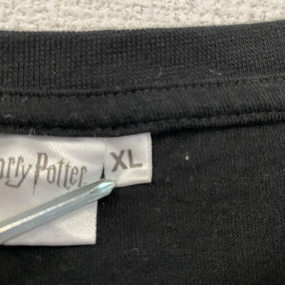 Harry Potter　ハリーポッター　スリザリン　半袖プリントTシャツ　黒　ブラック　XLサイズ