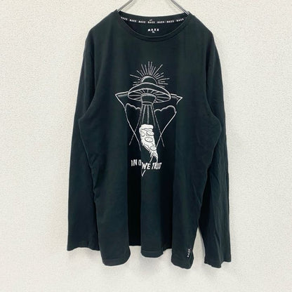 MAXX　長袖Tシャツ/ロンT　黒　ブラック　XLサイズ