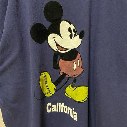 古着 used　Disney　ディズニー　半袖プリントデザインTシャツ　ミッキーマウス　カリフォルニア　XXXLサイズ