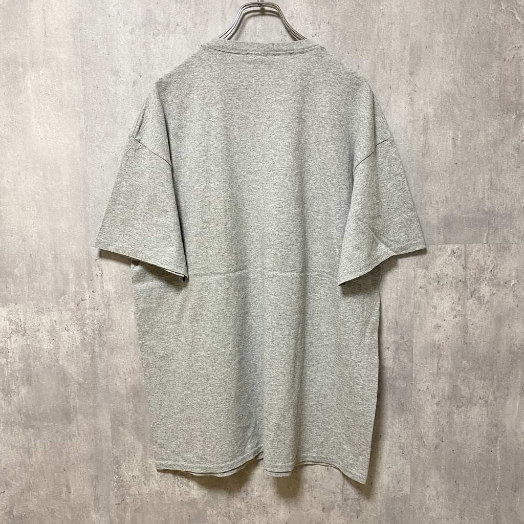 古着 used　DELTA　NFL　SUPER BOWL　半袖プリントデザインTシャツ　グレー　アトランタ　アメフト　XLサイズ