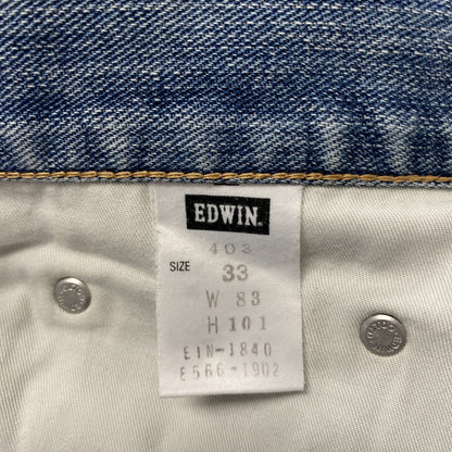 EDWIN　エドウィン　403　デニムパンツ/ジーンズ　ジップフライ　インディゴ　Ｗ33サイズ