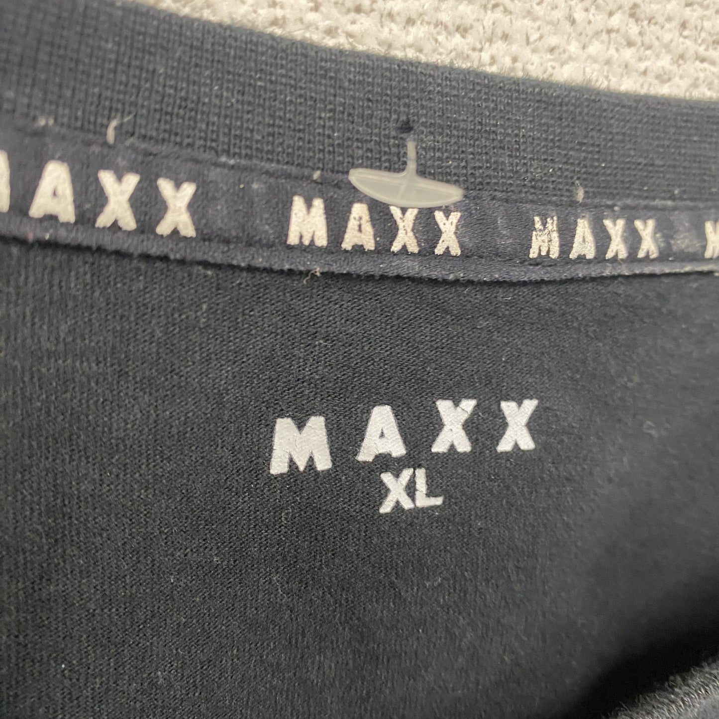 MAXX　長袖Tシャツ/ロンT　黒　ブラック　XLサイズ