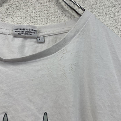 LOONEY TUNES　半袖プリントTシャツ　白　ホワイト　XLサイズ