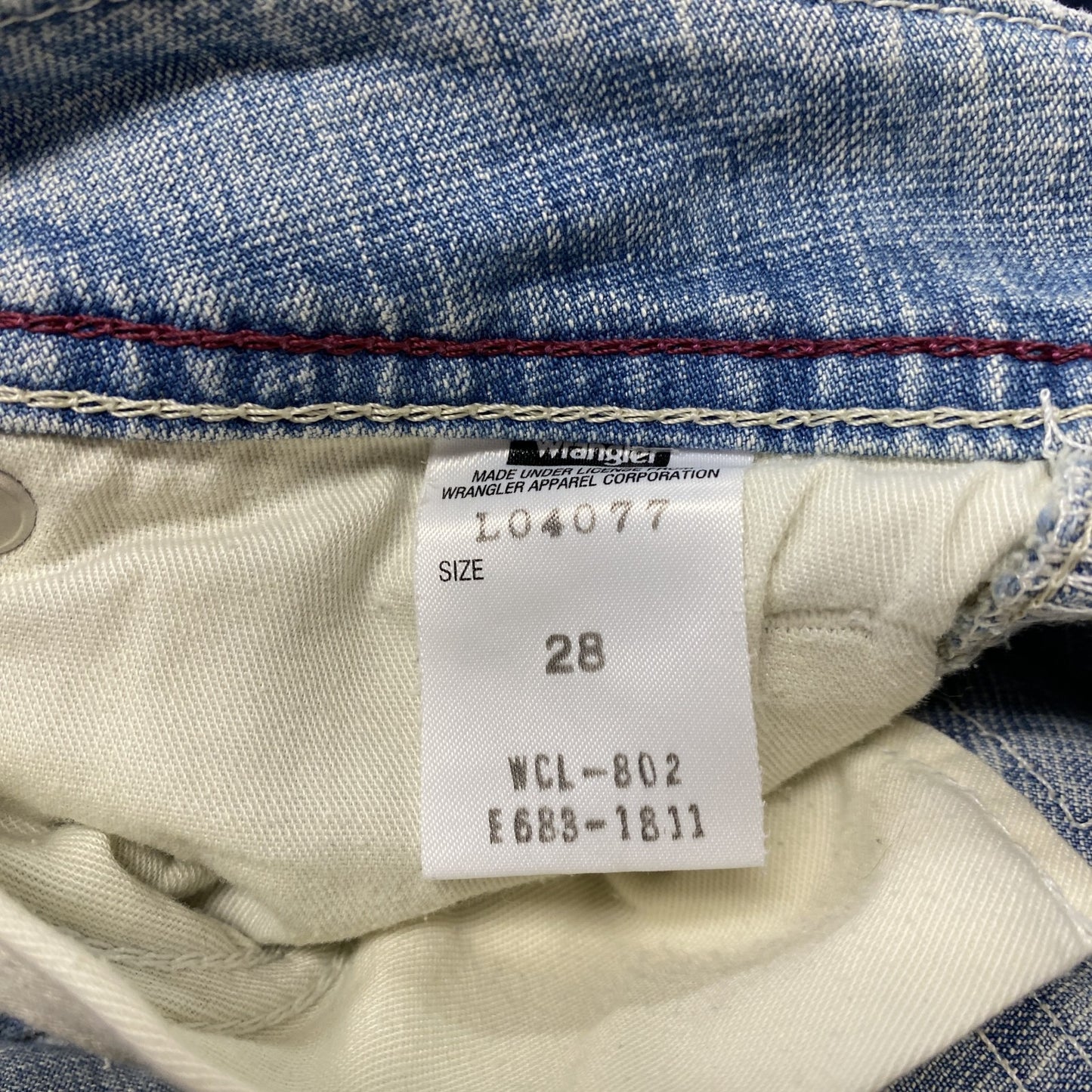 Wrangler　ラングラー　フレアデニムパンツ/ジーンズ　ジップフライ　インディゴ　28サイズ