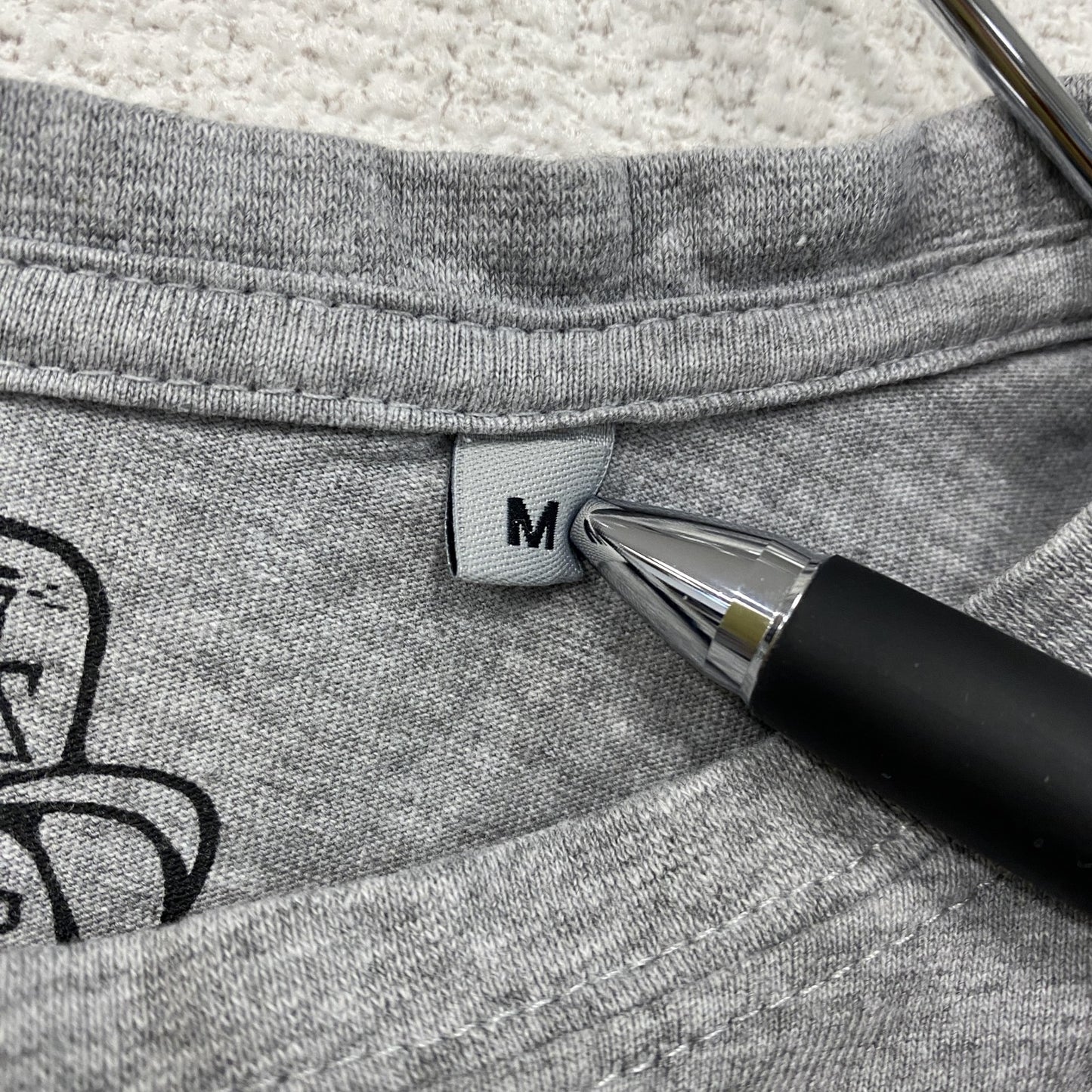RUM KNUKLES　半袖Tシャツ　灰色　グレー　Mサイズ
