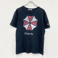 BIOHAZARD　バイオハザード　アンブレラ社　半袖プリントTシャツ　ムービーT　黒　ブラック　LLサイズ　