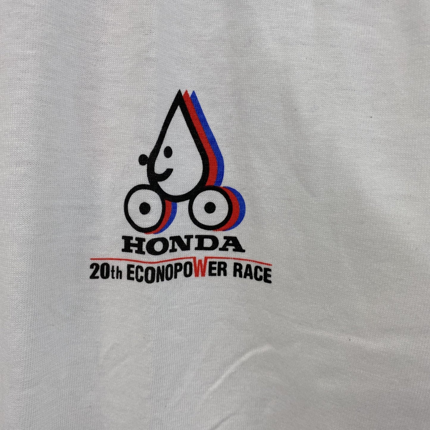 00s　HONDA　ホンダ　半袖Tシャツ　企業ロゴ　ヴィンテージ　白　ホワイト　LLサイズ