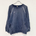 NIKE　ナイキ　スウェット/トレーナー　スウッシュ　ラグラン　紺　ネイビー　Lサイズ