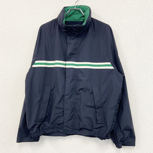 NAUTICA　ノーティカ　ナイロンジャケット　ロゴ刺　紺　ネイビー　XLサイズ