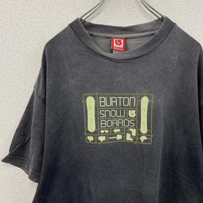Burton　バートン　半袖プリントTシャツ　フェード　黒　ブラック
