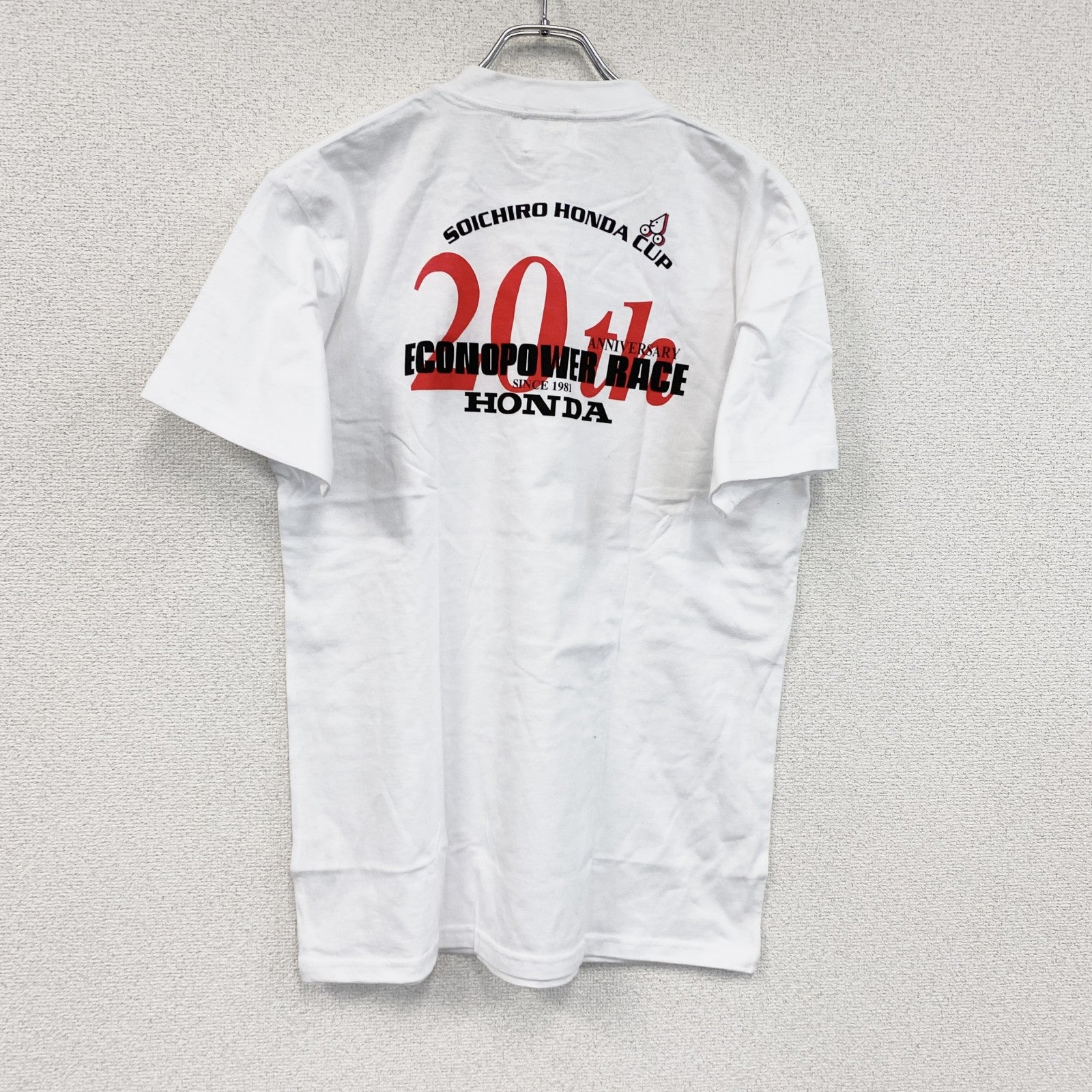 00s　HONDA　ホンダ　半袖Tシャツ　企業ロゴ　ヴィンテージ　白　ホワイト　LLサイズ