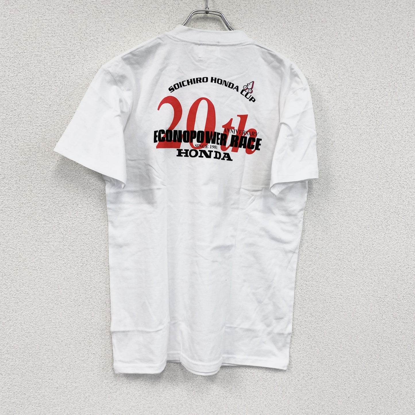 00s　HONDA　ホンダ　半袖Tシャツ　企業ロゴ　ヴィンテージ　白　ホワイト　LLサイズ