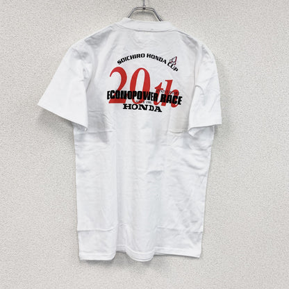 00s　HONDA　ホンダ　半袖Tシャツ　企業ロゴ　ヴィンテージ　白　ホワイト　LLサイズ