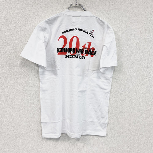 00s　HONDA　ホンダ　半袖Tシャツ　企業ロゴ　ヴィンテージ　白　ホワイト　LLサイズ