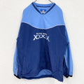 90s～　Reebok　リーボック　NFL　プルオーバージャケット　ヴィンテージ　紺　ネイビー　XLサイズ