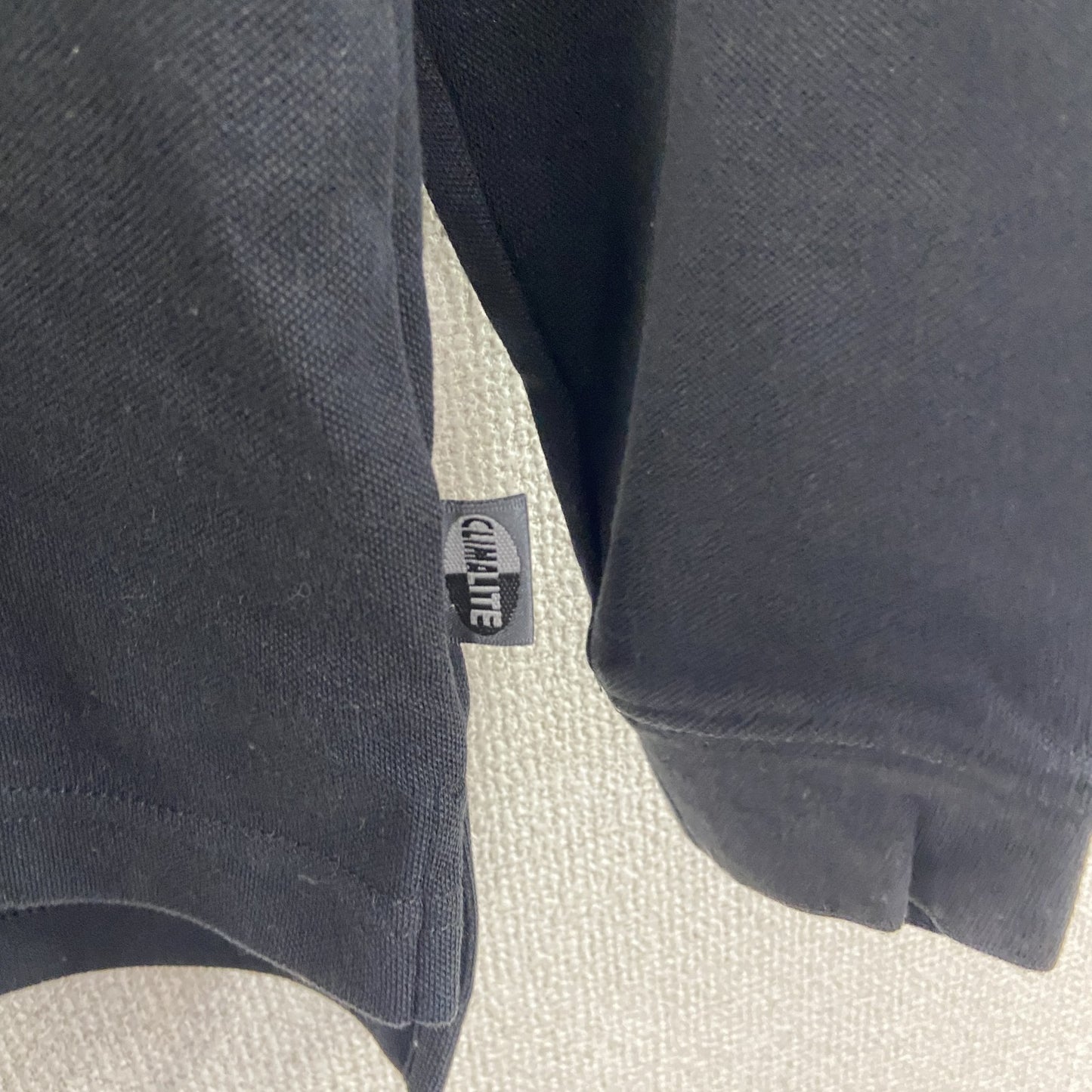 00s　adidas　アディダス　GOLF　長袖ポロシャツ　パフォーマンスロゴ　刺繍ロゴ　黒　ブラック　Mサイズ