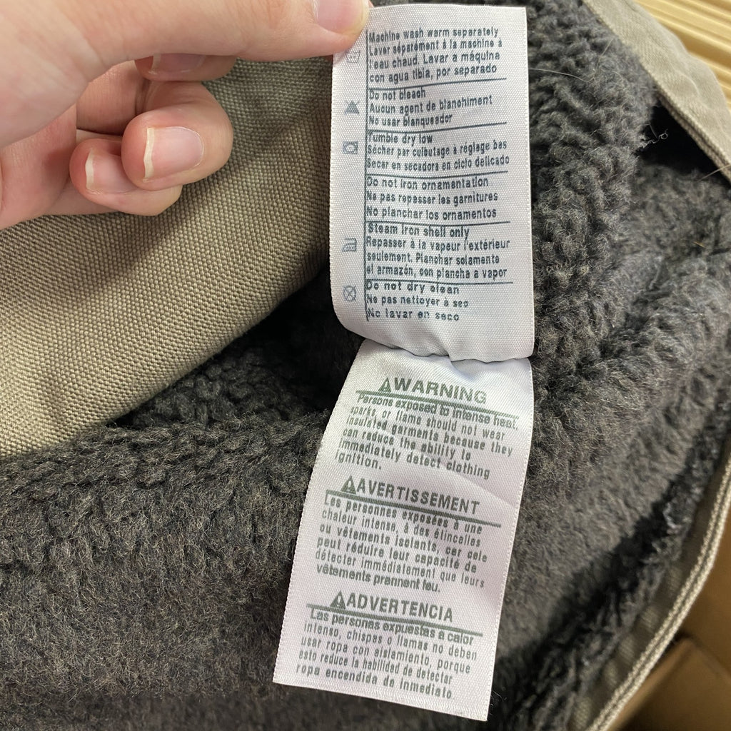 Carhartt　カーハート　ダックベスト　裏ボア　ボアライナー　ベージュ　XLサイズ