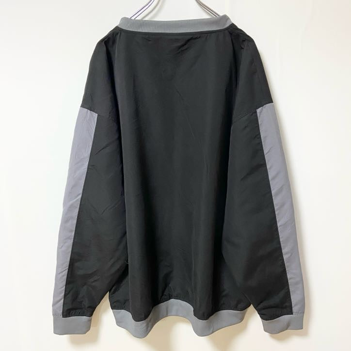 古着 used　KNIGHTS APPAREL　長袖カレッジ刺繍ナイロンプルオーバー　パデュー大学　ビッグシルエット　XLサイズ
