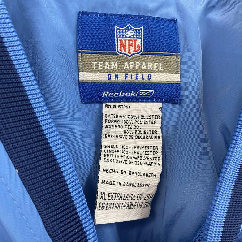 90s～　Reebok　リーボック　NFL　プルオーバージャケット　ヴィンテージ　紺　ネイビー　XLサイズ