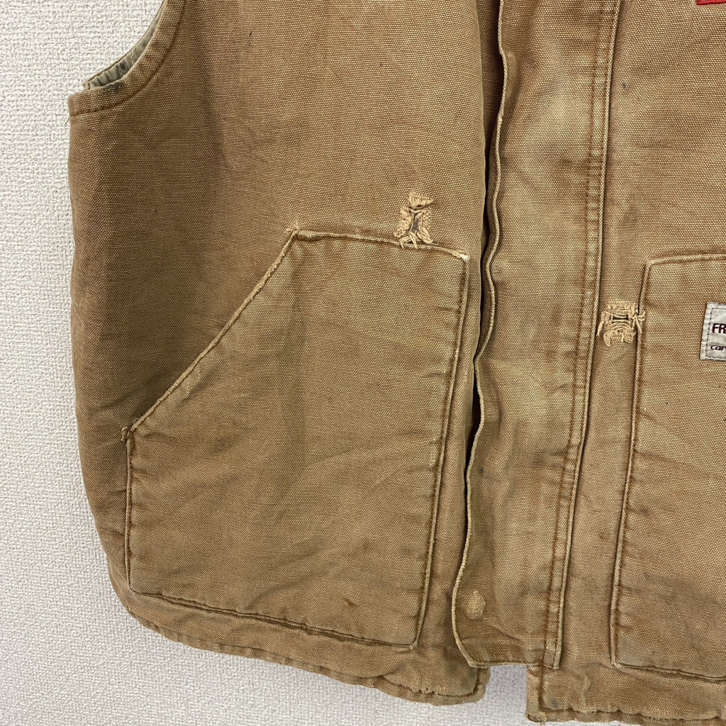 Carhartt　カーハート　FR　ダックベスト　ブラウンダック　ブラウン　2XLサイズ