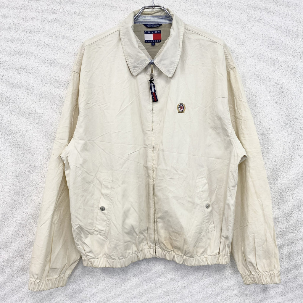 TOOMY HILFIGER　トミーヒルフィガー　フルジップブルゾン　白　ホワイト　Lサイズ