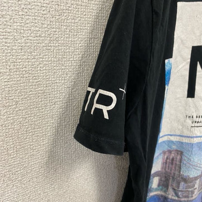 chapter　半袖プリントフォトTシャツ　NEW YORK　BROOKLYN　黒　ブラック　XLサイズ