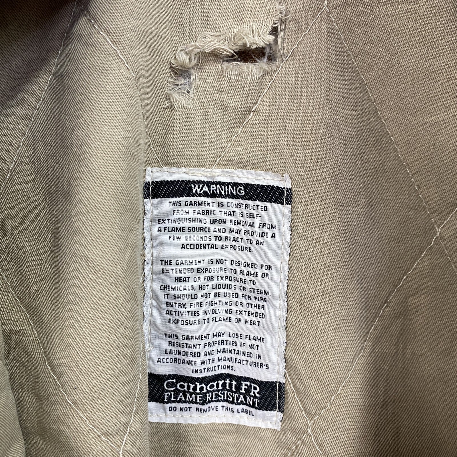 Carhartt　カーハート　FR　ダックベスト　ブラウンダック　ブラウン　2XLサイズ