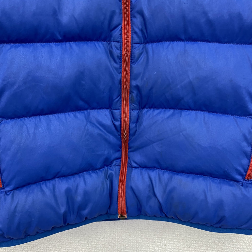 mont-bell　モンベル　ネージュダウンジャケット Kid's　ダウン90%　リバーシブル　青　ブルー　130サイズ